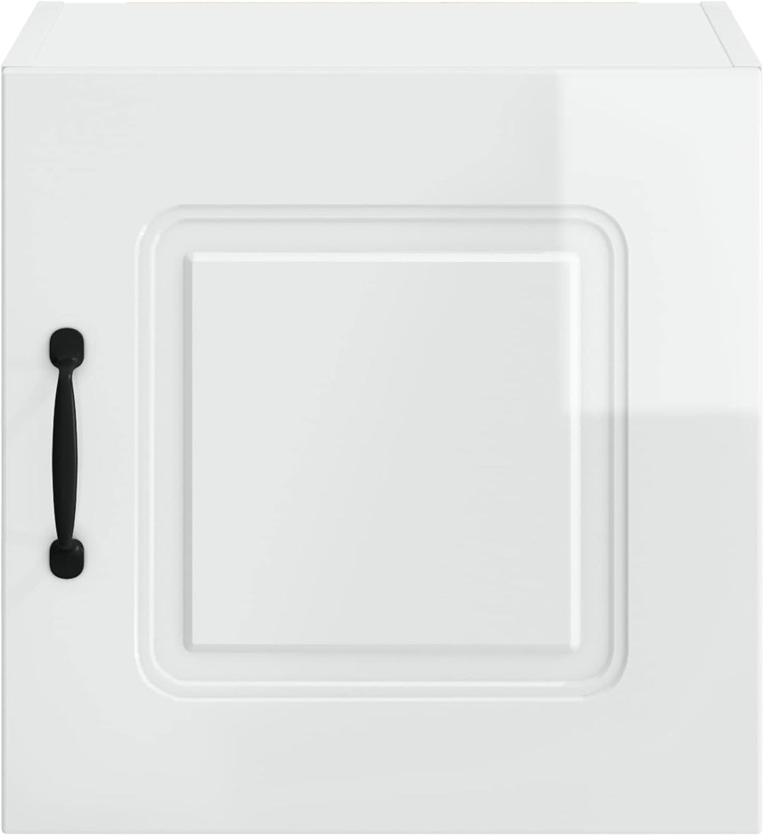 vidaXL Geschirrspülerfront Kalmar Hochglanz Weiss 40 x 31 x 40 cm, Eleganter moderner Küchenregal, g