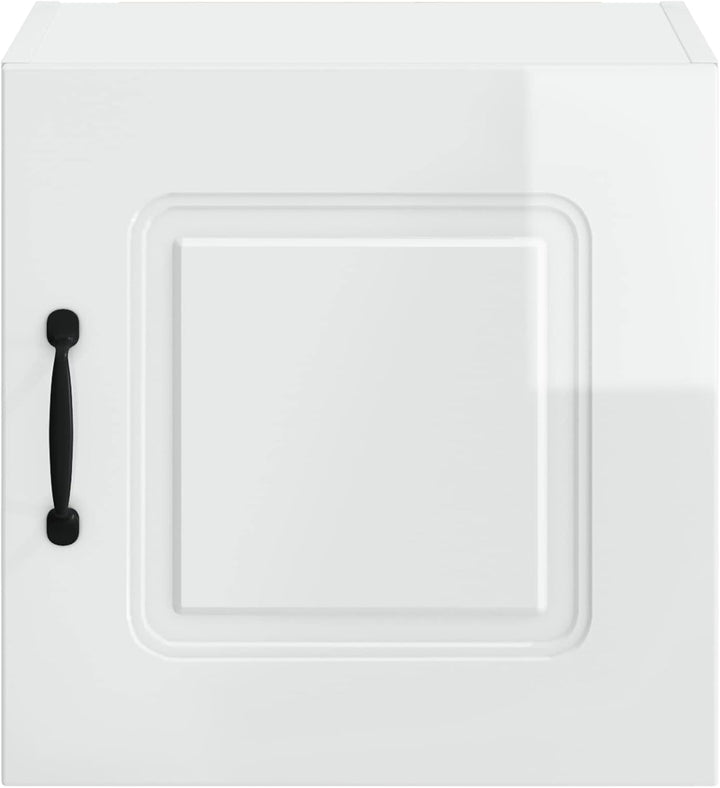 vidaXL Geschirrspülerfront Kalmar Hochglanz Weiss 40 x 31 x 40 cm, Eleganter moderner Küchenregal, g