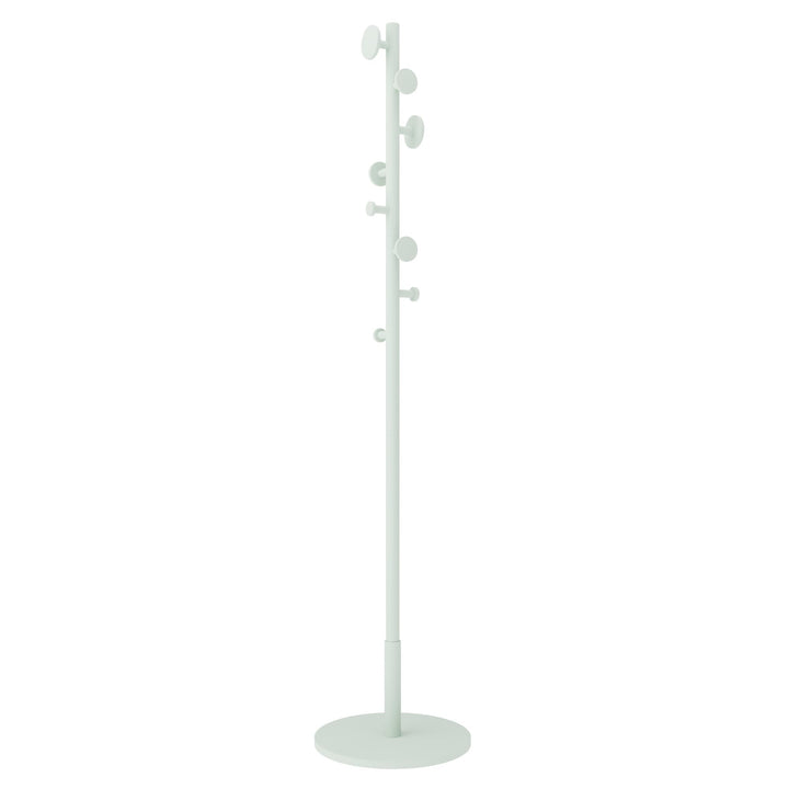 HEXIM Garderobenständer Holz freistehend Türkis - Kleiderständer 175cm mit 8 Haken - Edle Standgarde