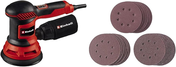 Einhell Exzenterschleifer TC-RS 425 E (425 W, inkl. 25 tlg. Schleifteller Ø 125 mm, max. Schwingzahl