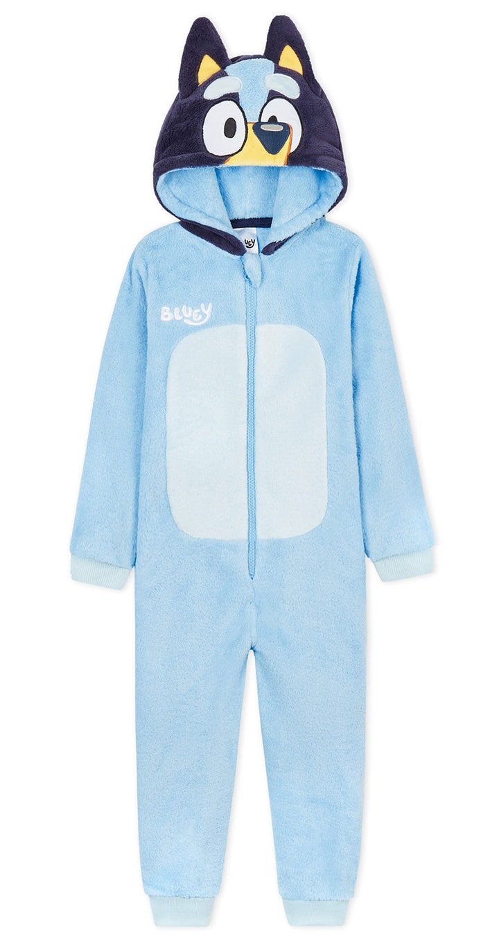 Bluey Jumpsuit Schlafanzug Onesie Mädchen Jungen 3-4 Jahre Blau, 3-4 Jahre Blau