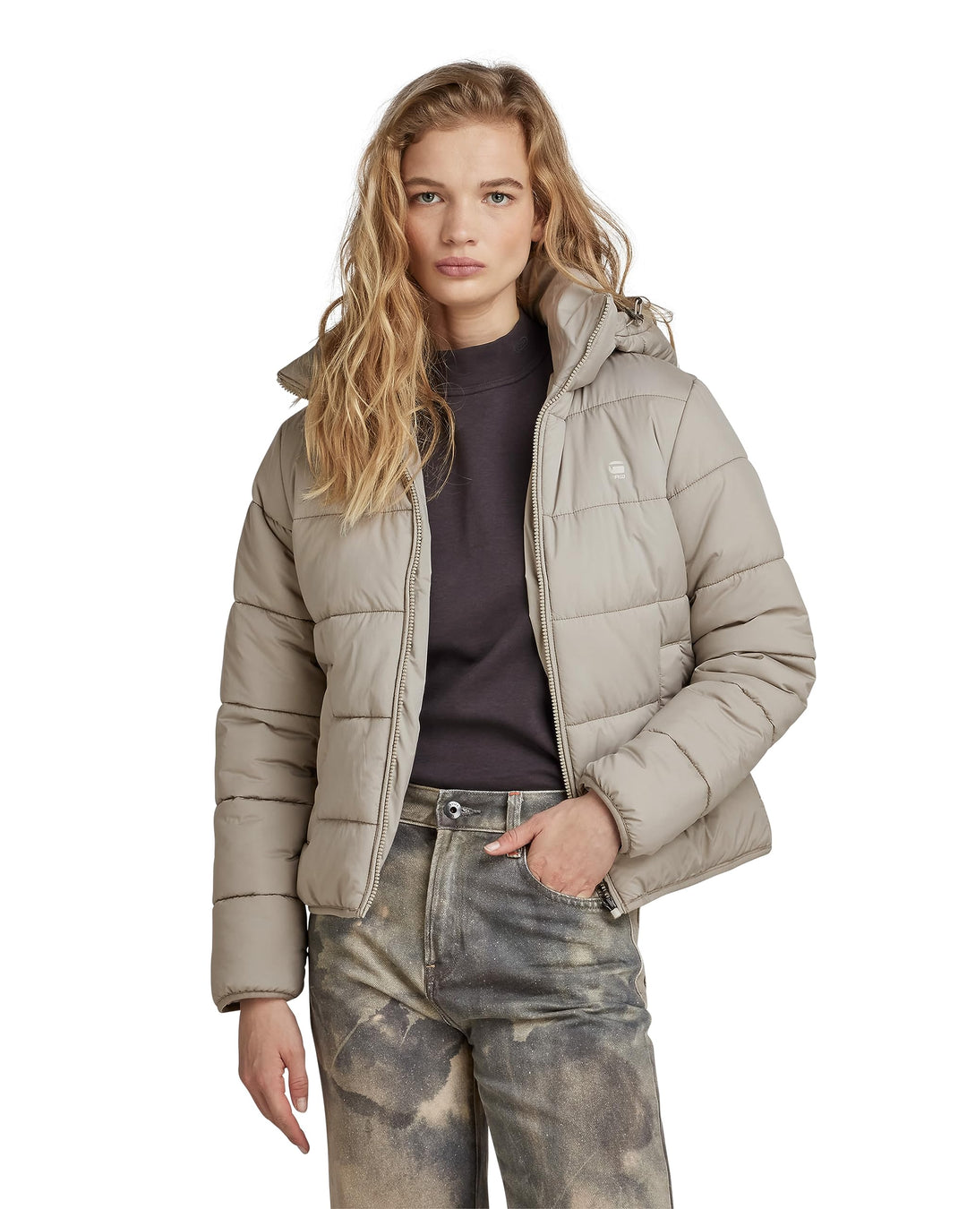 G-STAR Damen Meefic Jacke Jacket XXS Grau (elephant skin D23538-D199-G106), XXS Grau (elephant skin
