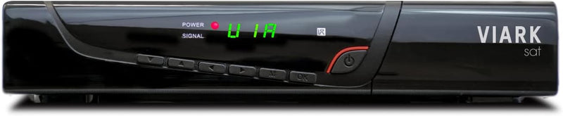 Viark SAT Full HD DVB-S2 Multistream H265 Digitaler Satelliten-Receiver mit LAN, USB-WLAN-Antenne un