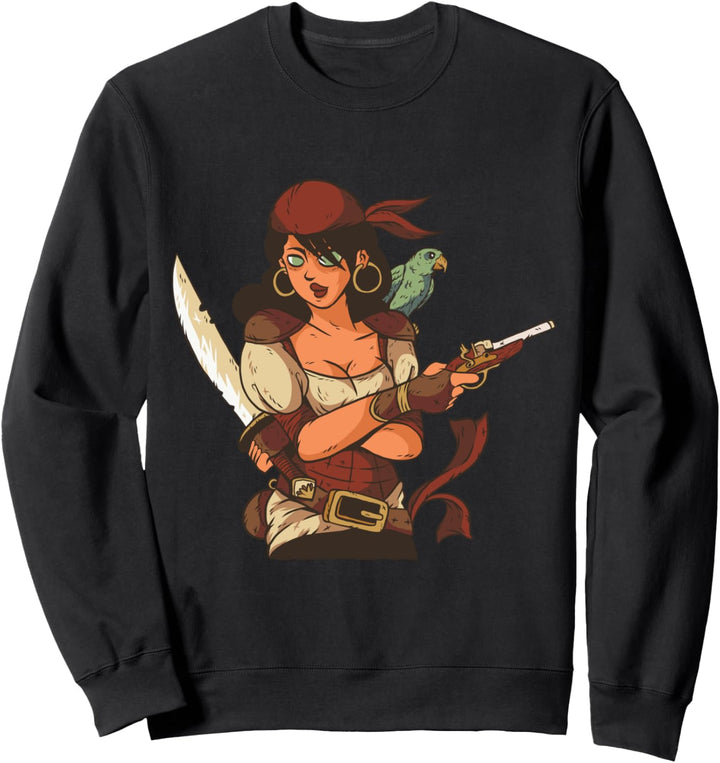 Perfekte japanische animes japanese anime piraten girl Sweatshirt