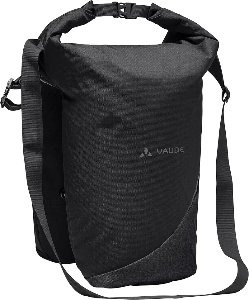 Vaude 15919 Unisex – Erwachsene Road Master Urban (Double) Hinterradtaschen Schwarz Einheitsgrösse,