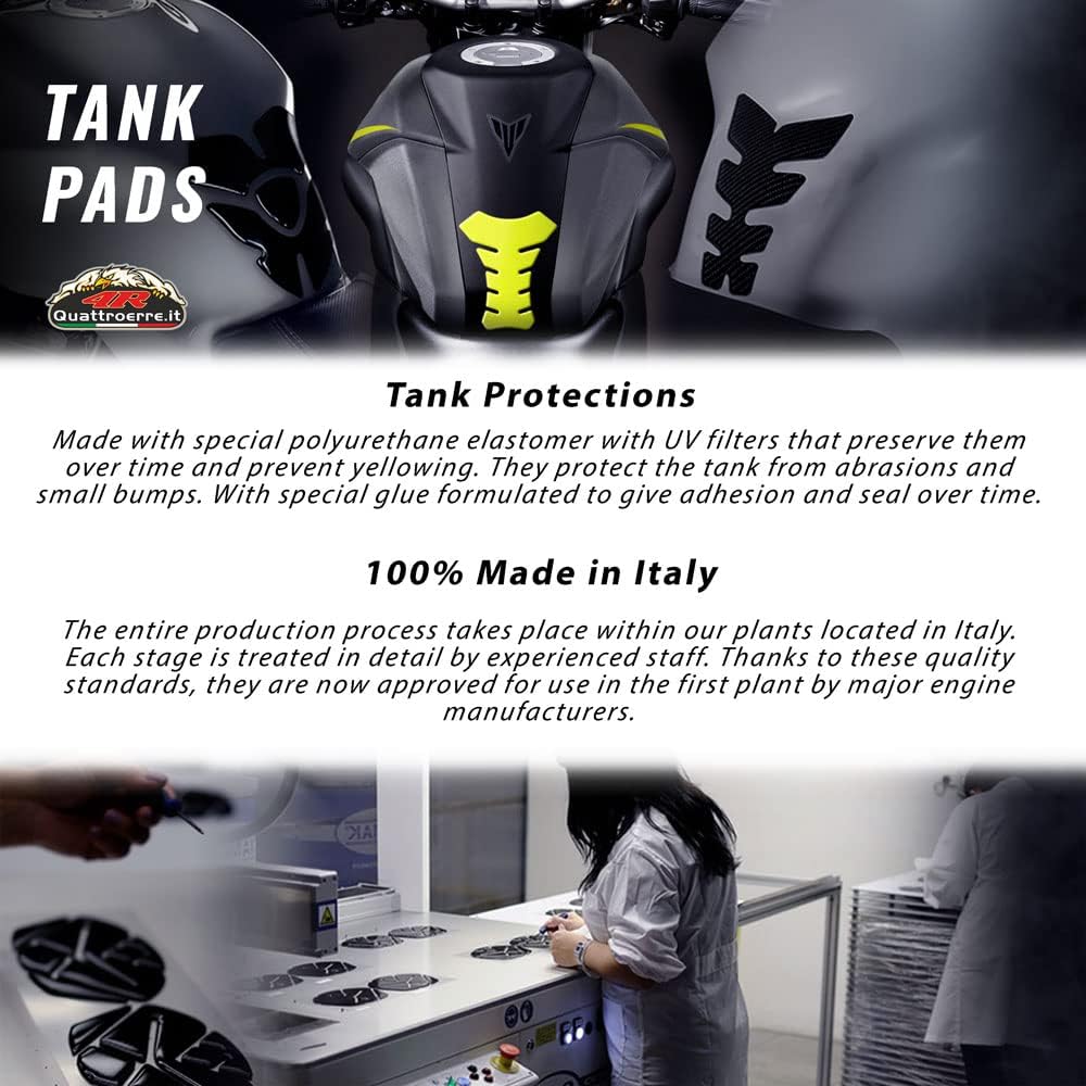 4R Quattroerre.it 18200 Tankpad 3D Motorrad Tankschutz Originaltyp, Ducati Scrambler, Ducati Scrambl