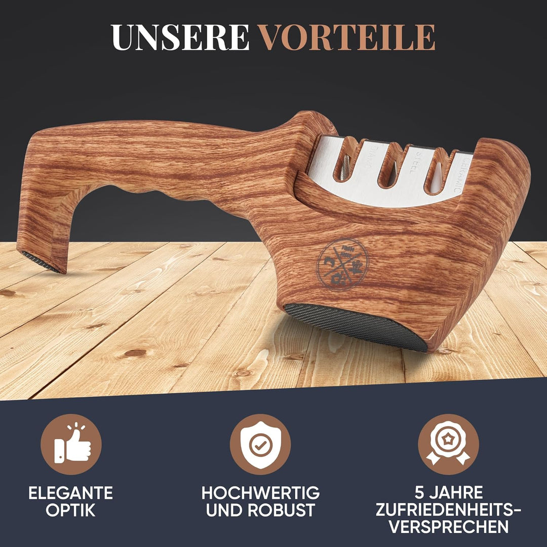From Mom by FM Messerschärfer [ergonomisch] – Profi-Messerschleifer für scharfe Messer | Knife Sharp