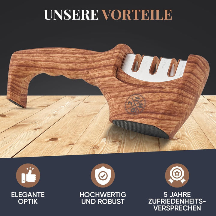 From Mom by FM Messerschärfer [ergonomisch] – Profi-Messerschleifer für scharfe Messer | Knife Sharp