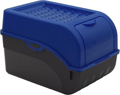 ARTECSIS Kartoffel Aufbewahrungsbox dunkelblau 2er Set I Gemüsebox Kartoffelbox mit Deckel für ca. 4
