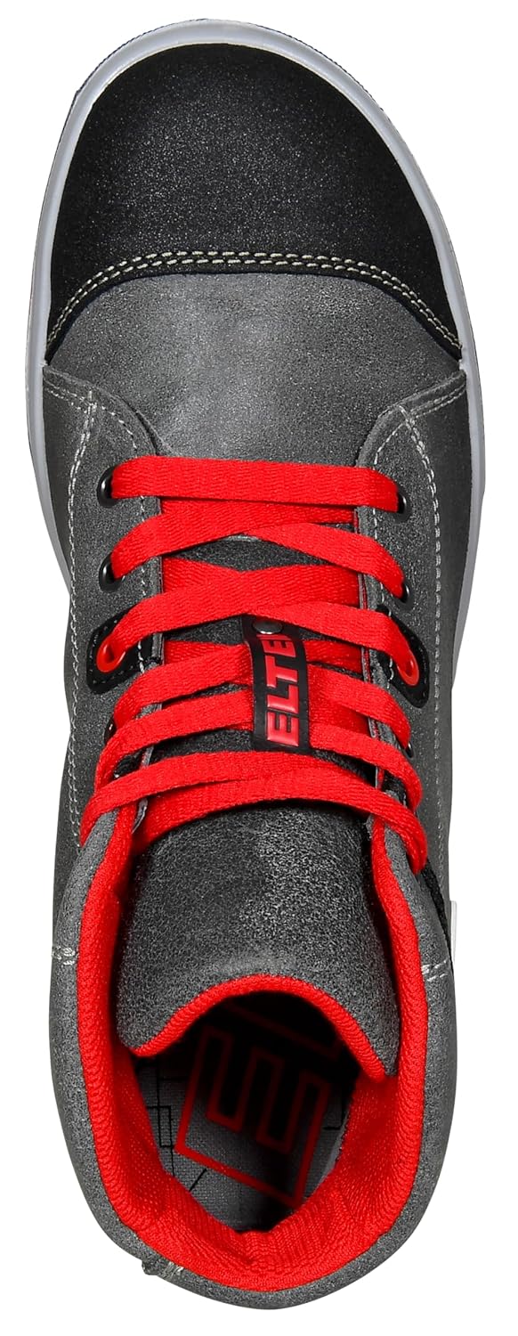 ELTEN Sicherheitsschuhe VINTAGE Pirate Mid ESD S3, Herren, Leder, Stahlkappe, leicht, sportlich, Gra