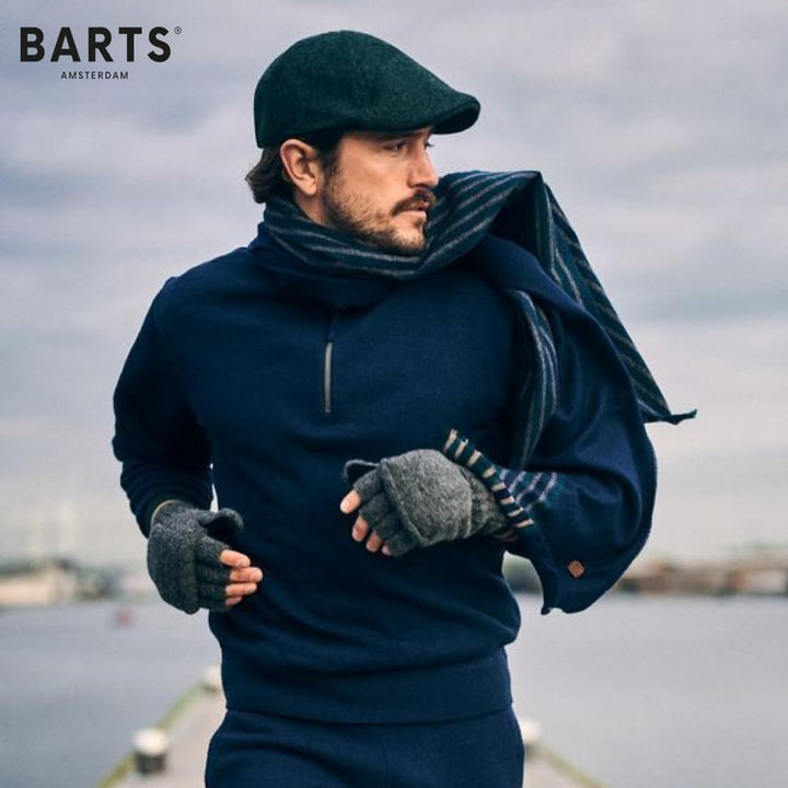 Barts Handschuhe Klapp-Fäustlinge Haakon Bumgloves, Charcoal