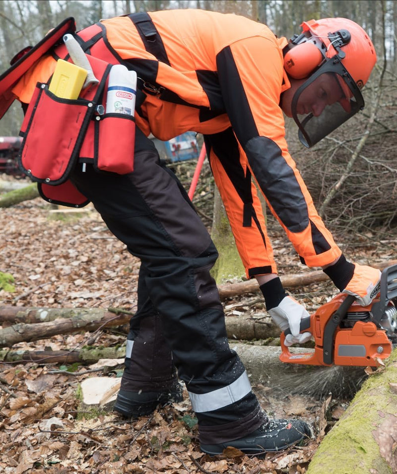 Oregon Yukon+ Typ A Klasse 1 (20 m/s) Schnittschutz-Bundhose Schwarz, PSA Schutzausrüstung, Grösse M