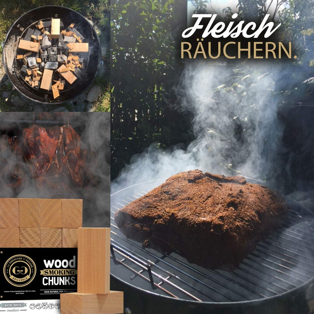 Grillgold Räucherholz 16 Wood Smoking Chunks Erle
