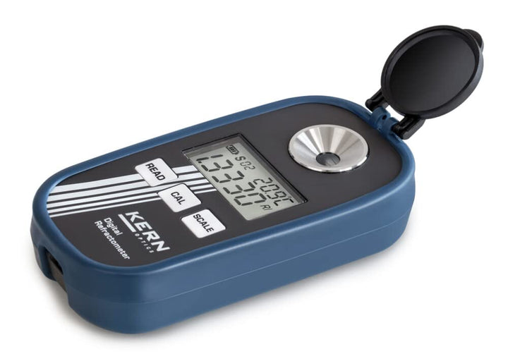 KERN &amp; SOHN Digitales Refraktometer KERN ORM 1SU – Frucht- und Traubenzucker (Abmessungen (B×T×H) 12