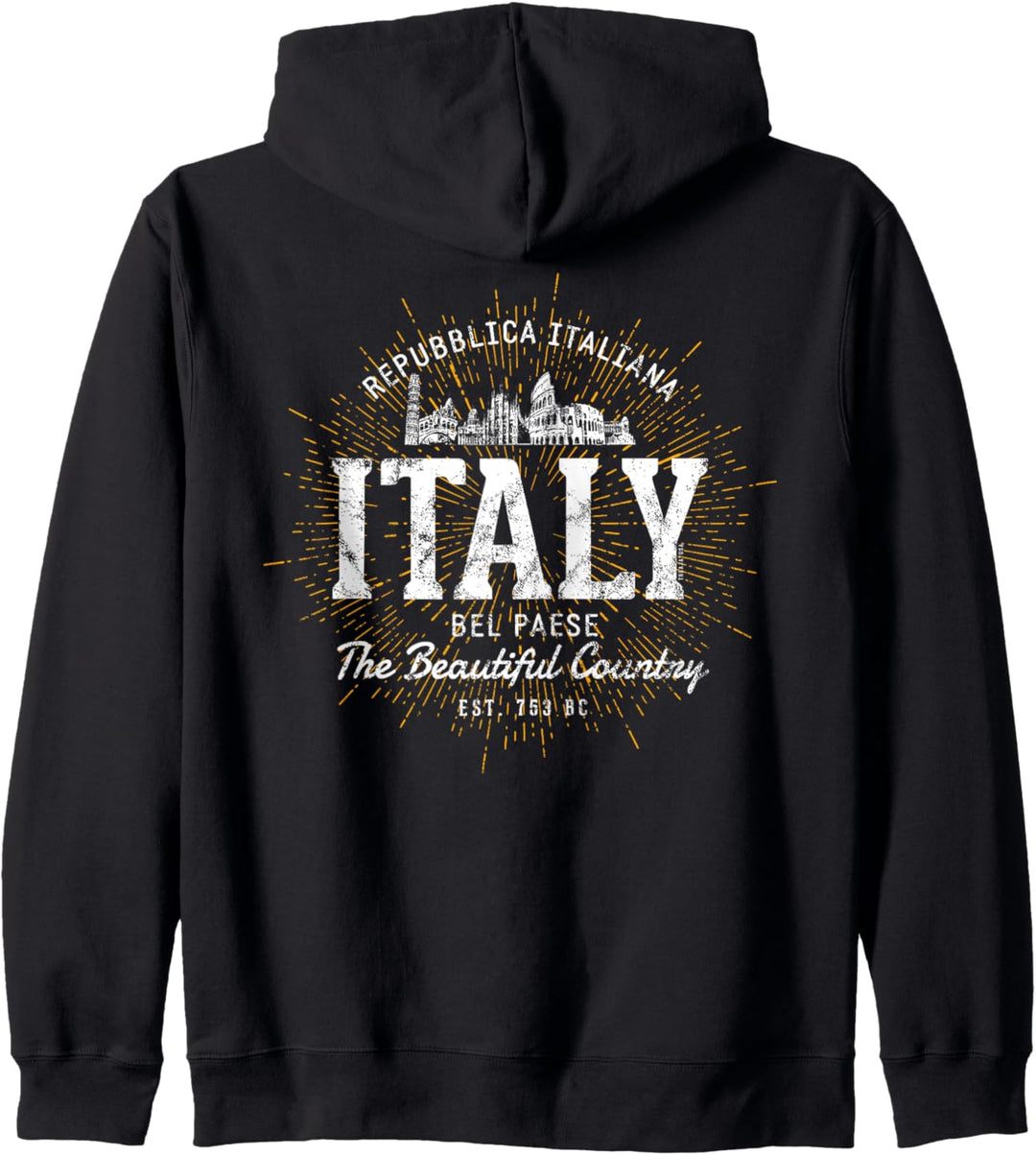 Italien Vintage Style Retro Italien Kapuzenjacke