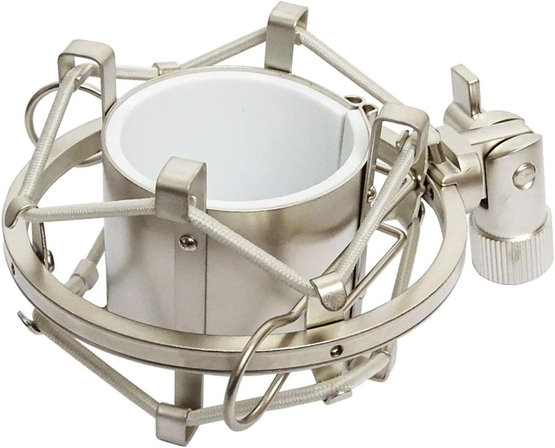 Monkey Banana Hapa USB-Mikrofon Weiss + keepdrum Gelenkarm-Stativ Weiss