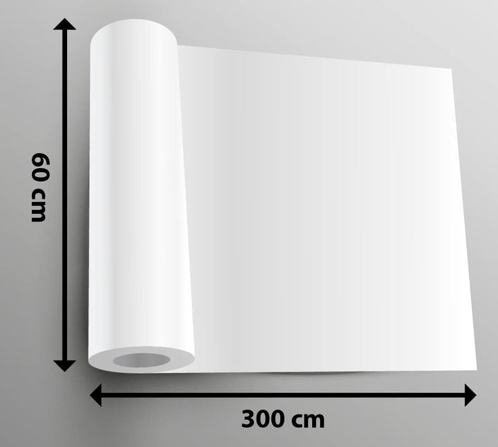 Selbstklebendes Vinyl, Beige, glänzend, 60 x 300 cm, für Möbel, Küche, Wände, Fenster, Bastelarbeite