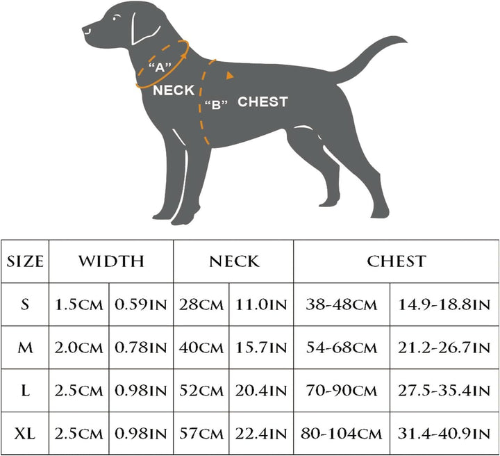 BPS® Hundegeschirr, verstellbar, 4 Grössen zur Auswahl für kleine und mittelgrosse Hunde XL Schwarz,