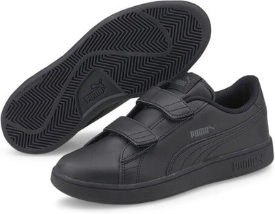 PUMA Unisex Kinder Smash V2 L V Ps Sneaker 28 EU Puma Black Puma Black, 28 EU Puma Black Puma Black