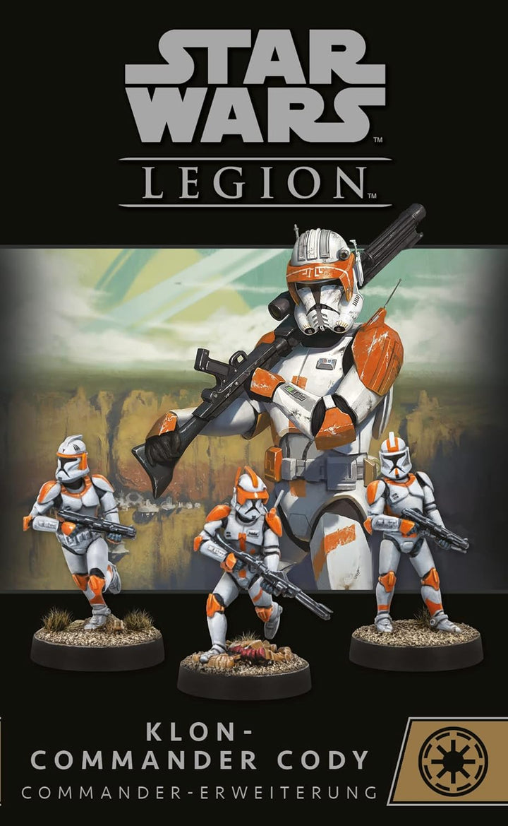 Atomic Mass Games | Star Wars: Legion – Klon-Commander Cody | Commander-Erweiterung | Tabletop | 2 S