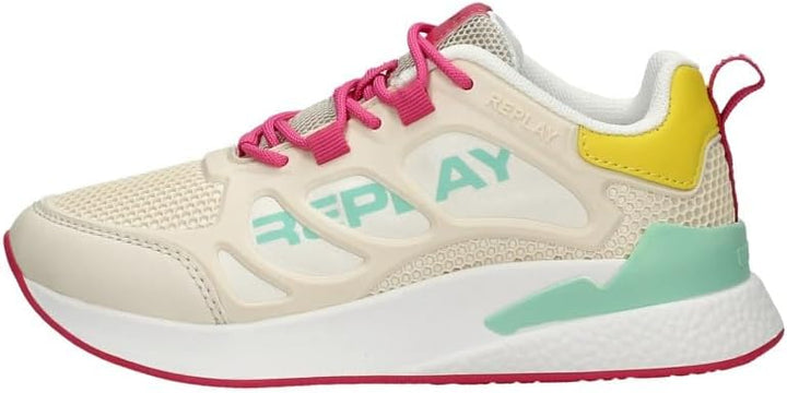 Replay Mädchen Gbs54 .000.c0004s Sneaker 38 EU Lt Beige Multi 31752, 38 EU Lt Beige Multi 31752