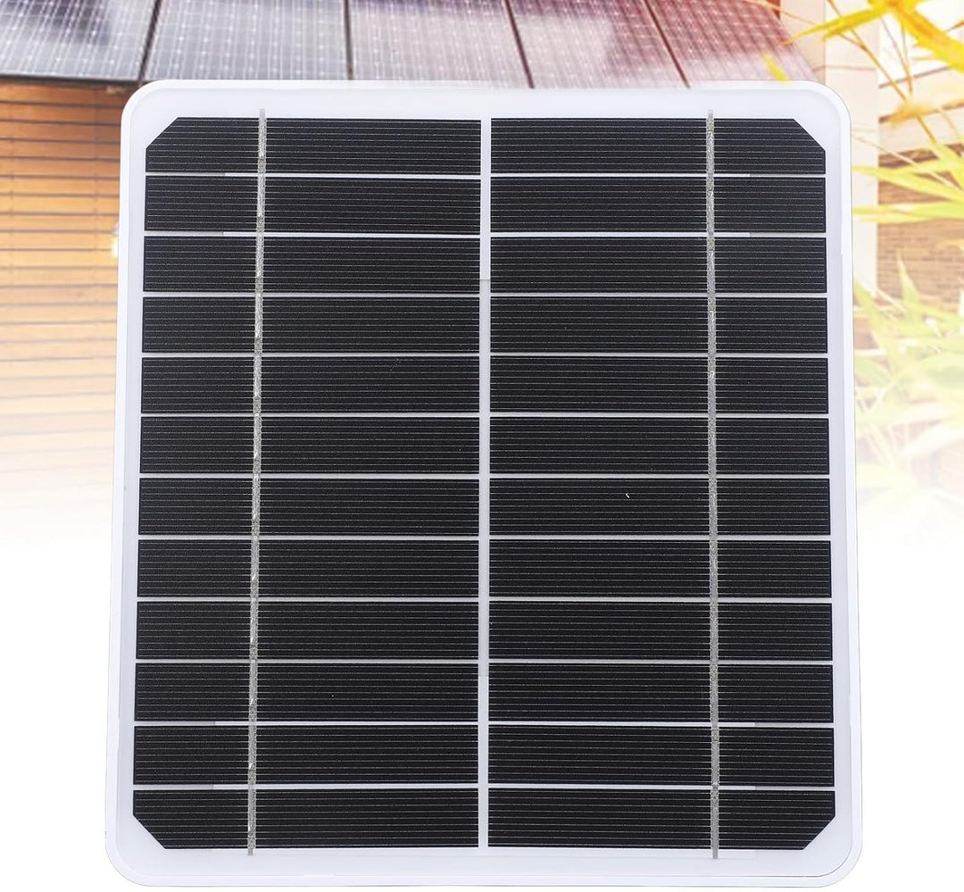 20 W 5 V Monokristallines Solarpanel, Wand-Solarpanel-Ladegerät mit 9,8 Fuss Langem Kabel, IP68 Wass