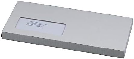 CD-Jewel-Mailer DIN Lang,225x125 mm, mit Fenster Versandtasche für CD und DVD 50 Stück