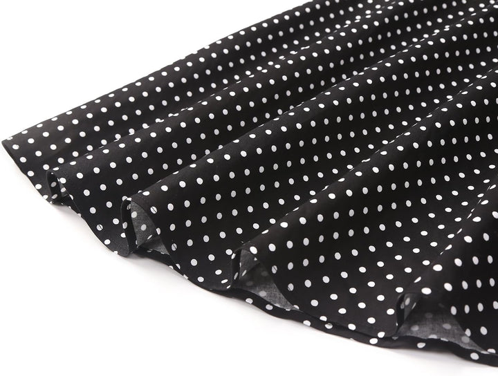 Bbonlinedress 1950er Vintage Retro Cocktailkleid Rockabilly Kleider V-Ausschnitt Faltenrock festlich