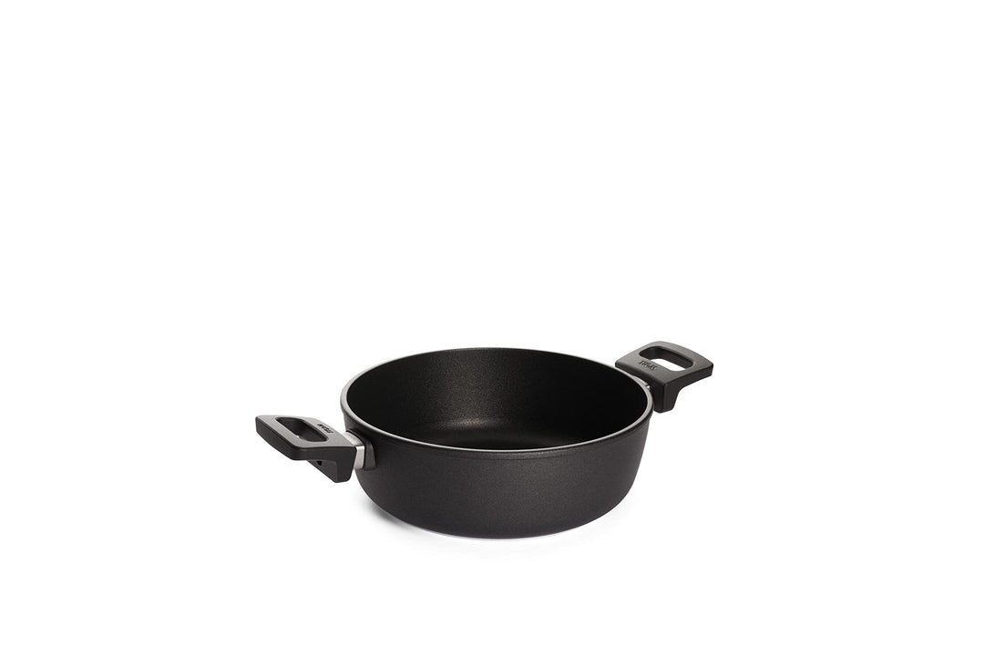 Woll Nowo Titanium Kasserolle, Ø 24 cm, 8 cm hoch, 3.0 Liter, mit 2 Seitengriffen - Geeignet für Cer