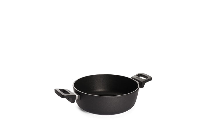 Woll Nowo Titanium Kasserolle, Ø 24 cm, 8 cm hoch, 3.0 Liter, mit 2 Seitengriffen - Geeignet für Cer