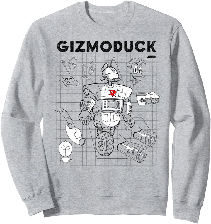 Disney DuckTales Gizmoduck Schematics Sweatshirt