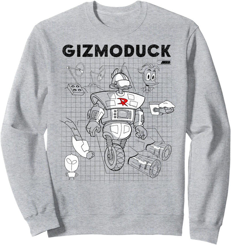 Disney DuckTales Gizmoduck Schematics Sweatshirt