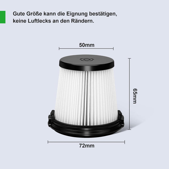 4 Stück Filter Ersatzteile Zubehör für Shark Detect Pro IW3611DE / IW3611EU / IW3612EU / IW1611DE/ I