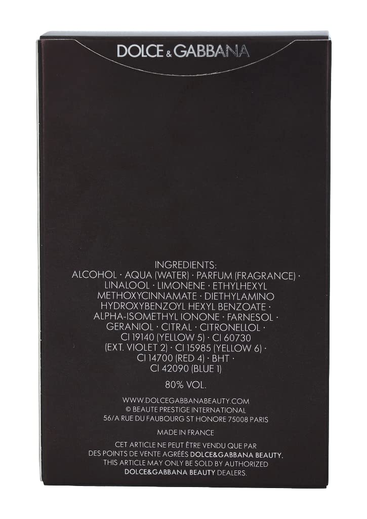 The One Men Eau de Toilette Vapo 50 ml Dolce 50.00 ml (1er Pack), Dolce 50.00 ml (1er Pack)