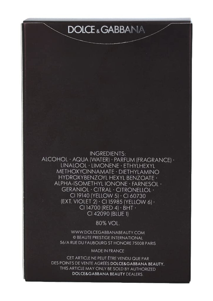 The One Men Eau de Toilette Vapo 50 ml Dolce 50.00 ml (1er Pack), Dolce 50.00 ml (1er Pack)