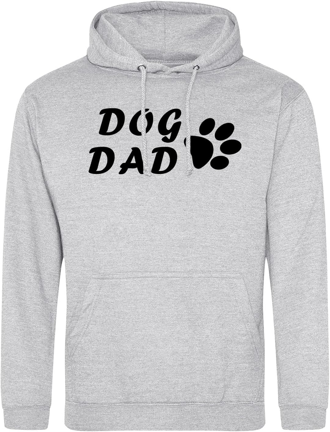 huuraa Unisex Hoodie Dog Dad Tapse Pullover Vegan Grösse XXL Heather Grey mit Motiv für alle Hundeme