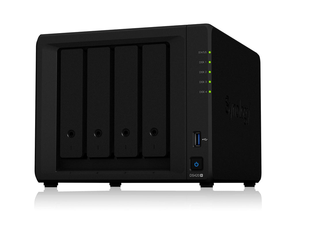 Synology 2 Bay NAS DiskStation DS420+ (ohne Disk) 4-bay; 2GB DDR4 DS420+, 4-bay; 2GB DDR4 DS420+