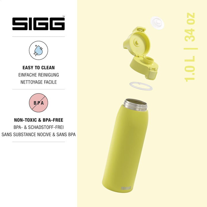 SIGG - Edelstahl Trinkflasche - Shield ONE - Für Kohlensäurehaltige Getränke Geeignet - Auslaufsiche