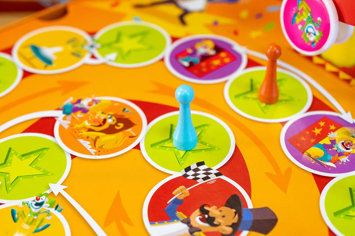 Blue Orange | Spin Circus | Kinderspiel | Geschicklichkeitsspiel | 2-5 Spieler | Ab 4+ Jahren | 10 M