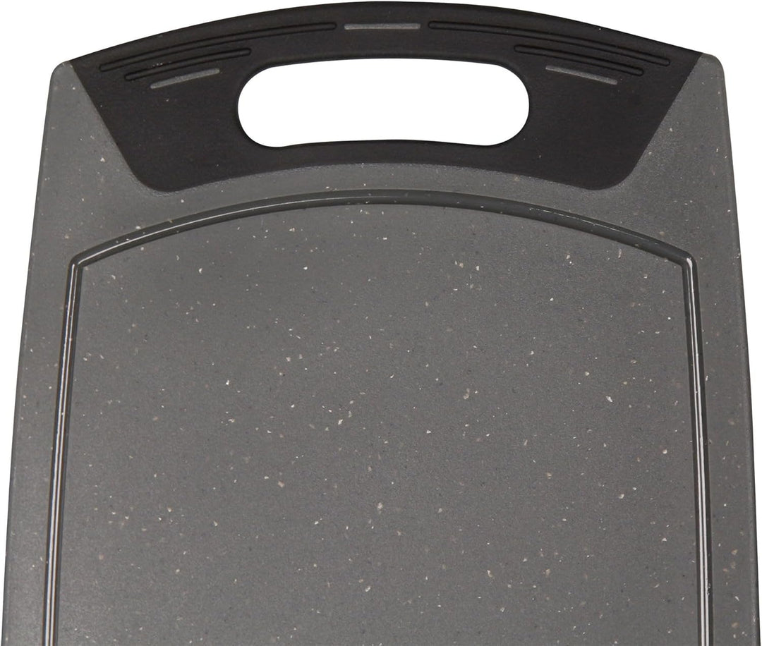 STONELINE Rechteckiges Schneidebrett Set 2-teilig, Schneidebrett Kunststoff Gross 42x25 cm Klein 36x