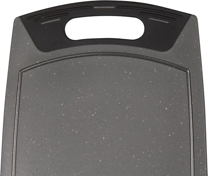 STONELINE Rechteckiges Schneidebrett Set 2-teilig, Schneidebrett Kunststoff Gross 42x25 cm Klein 36x