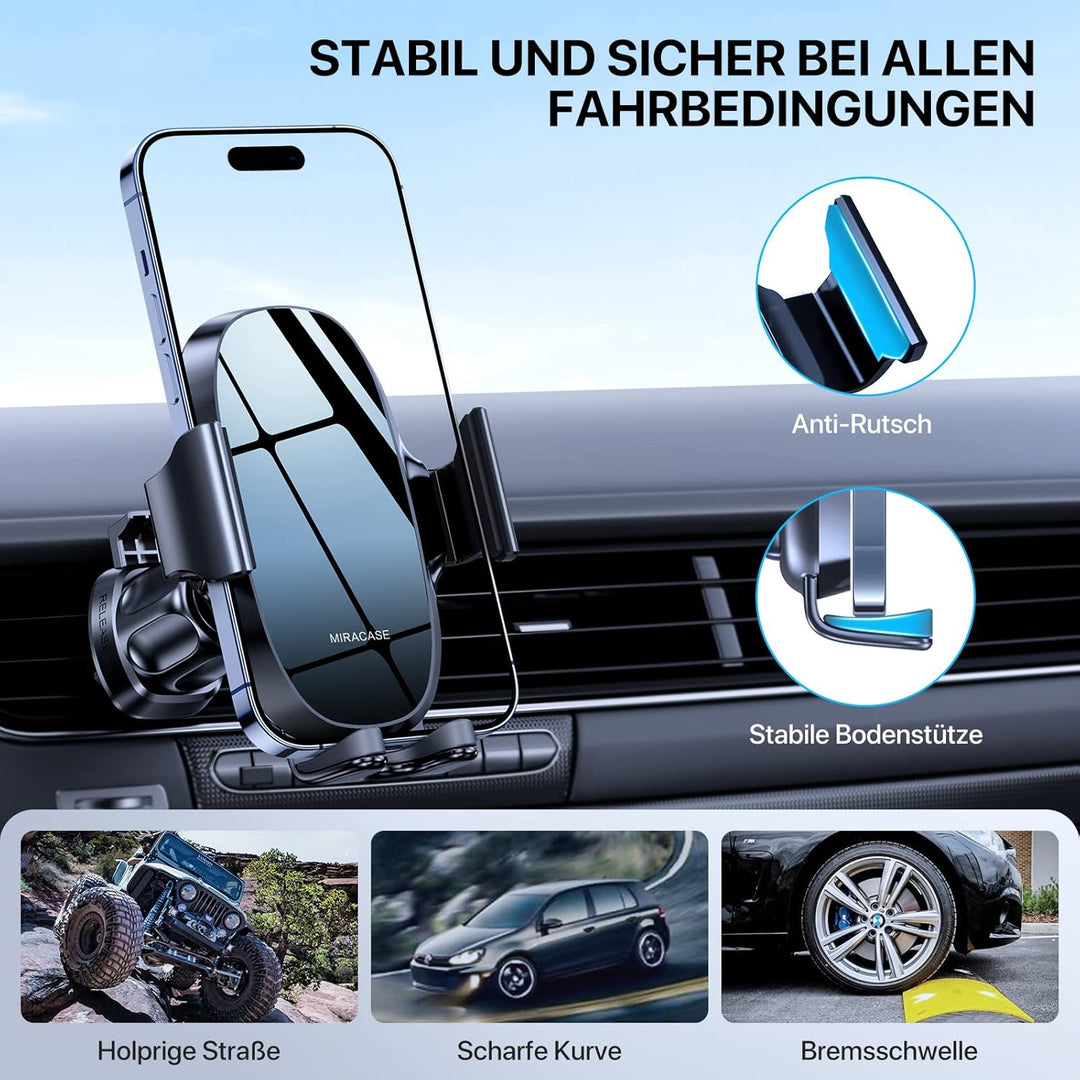 Miracase Handyhalterung Auto Handyhalter fürs Auto Lüftung Universale KFZ Smartphone Halter für iPho