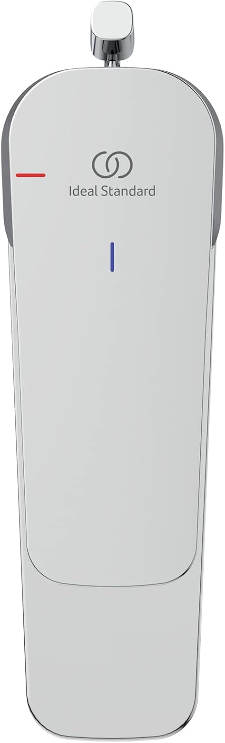 Ideal Standard BC570AA Ceraplan III Slim Waschtischarmatur Slim Grande mit Zugknopf-Ablaufgarnitur A