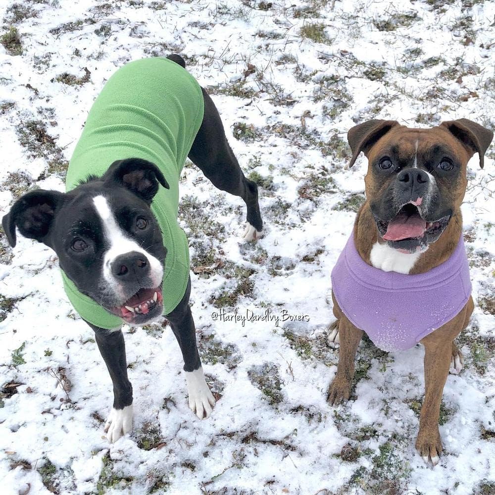 Gooby - Stretch-Fleece-Weste, Pullover, Fleece-Weste, Jacke, Pullover für Hunde, Grasgrün, 5XL grasg