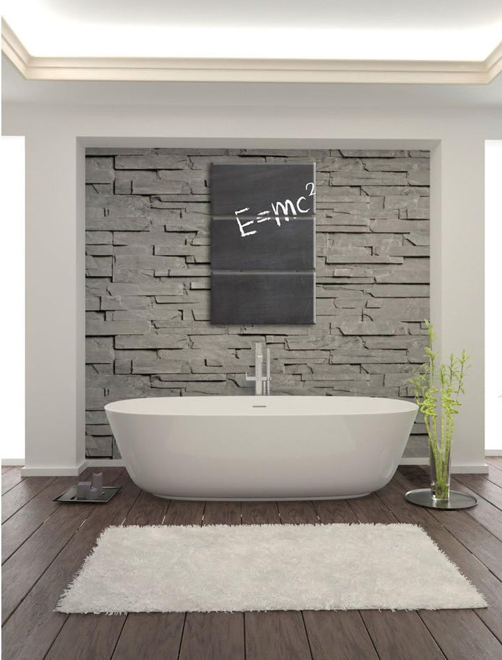Pixxprint Albert Einstein als Leinwandbild | Grösse: 3 Teilig (120x80) | Wandbild| Kunstdruck | fert