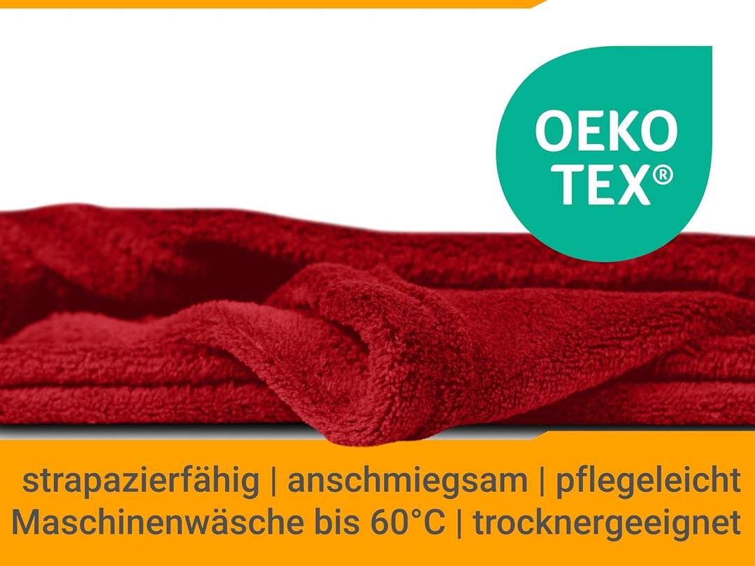 npluseins Decke mit Ärmeln Geschenke für Frauen und Männer 130x180 cm TV Deckenpullover Kuscheldecke