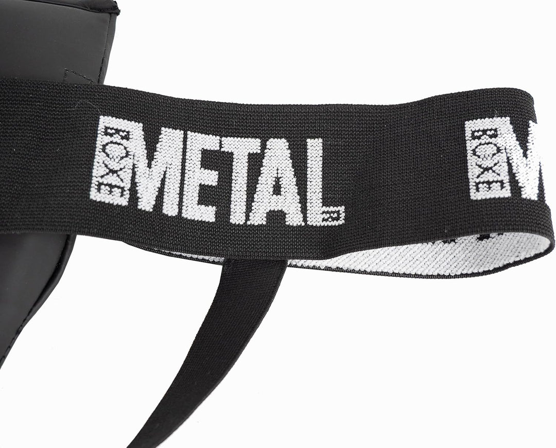 METAL BOXE Semi-Pro Tiefschutz für Herren, Herren, Semi-pro XL Schwarz, XL Schwarz