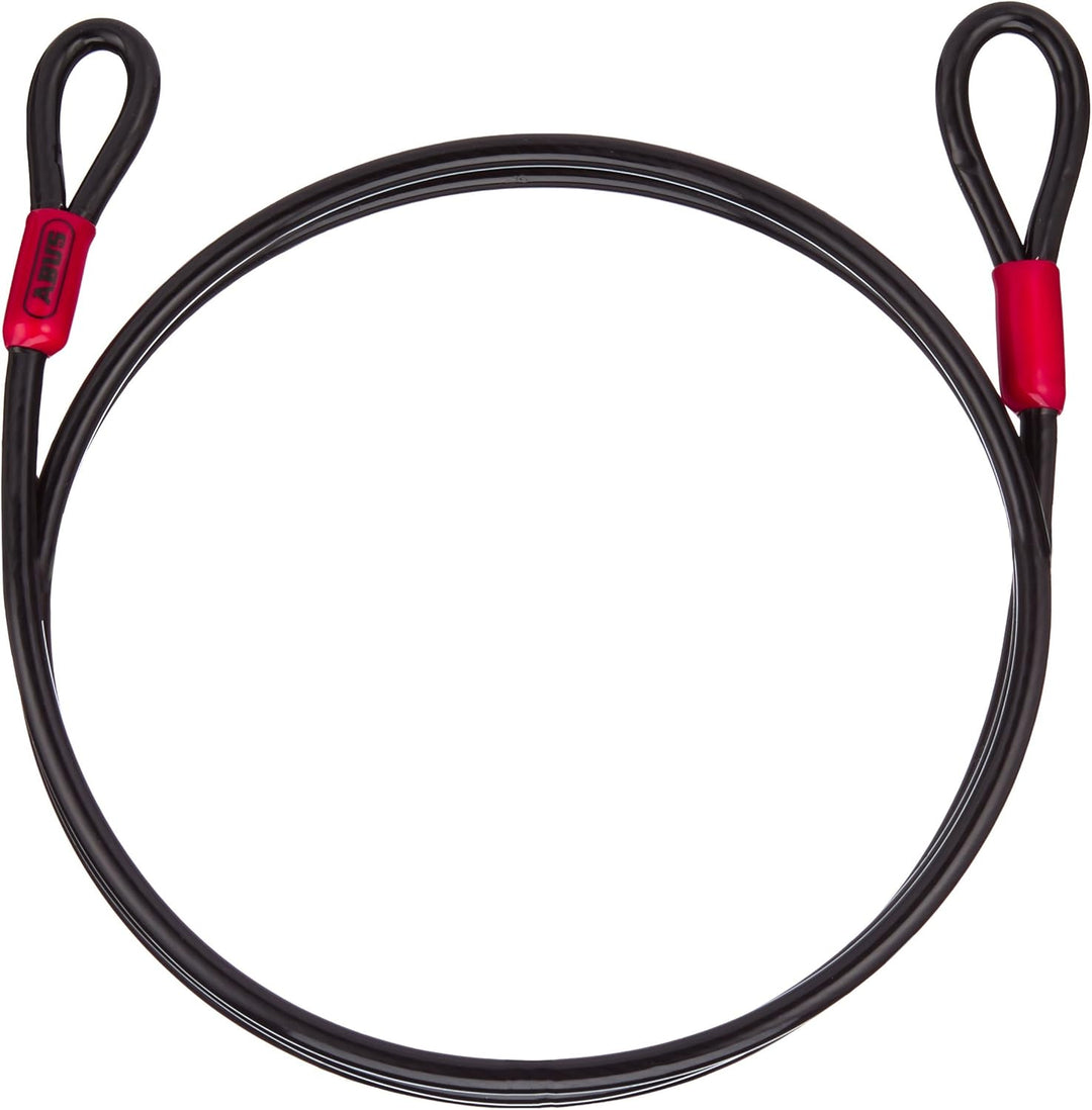 ABUS Bügelschloss Granit Plus 640/135HB150 - ABUS-Sicherheitslevel 12 - Schwarz &amp; Schlaufenkabel Cob