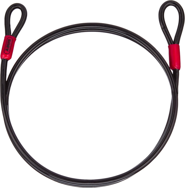 ABUS Bügelschloss Granit Plus 640/135HB150 - ABUS-Sicherheitslevel 12 - Schwarz &amp; Schlaufenkabel Cob
