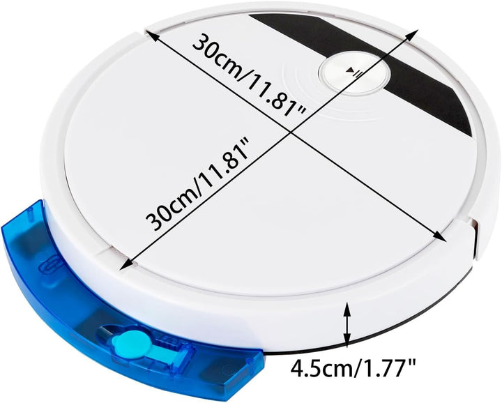 Roboterstaubsauger, 15 W Saugroboter mit Fernbedienung und 150 ml Wassertank, 3-in-1-Modus, 1800 Pa